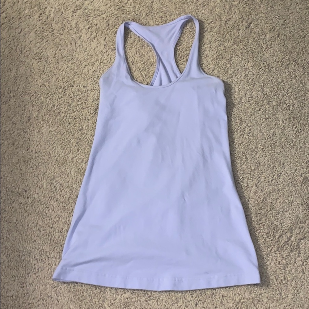 Lululemon Cool Racerback Tank 
Lavender Dusk Sz 6